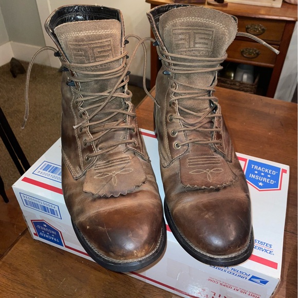 Ariat Lace up Men’s Boots - Picture 5 of 16